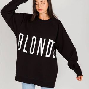 Brunette the Label Blonde Oversized Sweatshirt